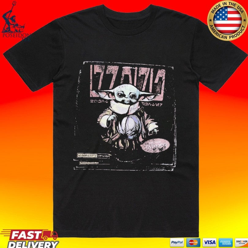Star Wars Grogu Album Cover T-shirt
