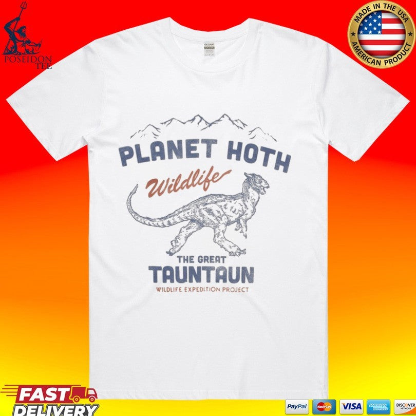 Star Wars Planet Hoth Expeditions Natural T-shirt