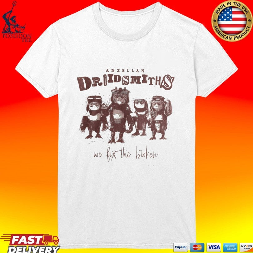 Star Wars The Anzellan Droidsmiths We Fix The Broken T-shirt