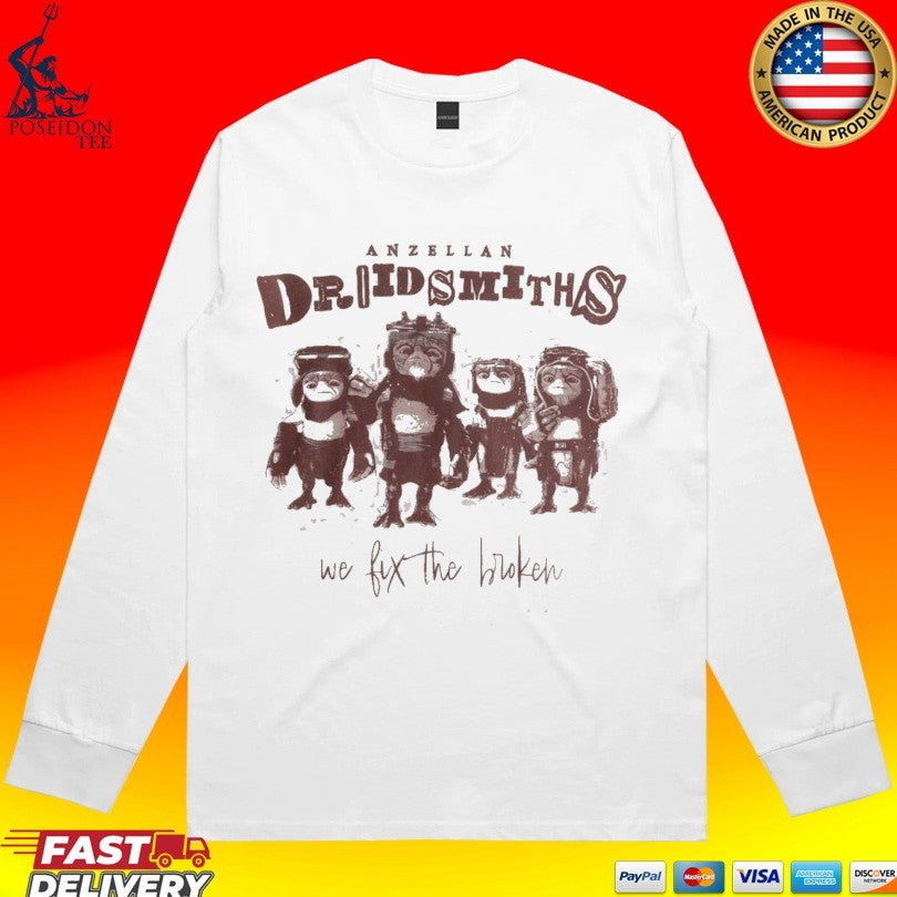 Star Wars The Anzellan Droidsmiths We Fix The Broken T-shirt