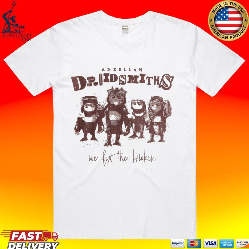Star Wars The Anzellan Droidsmiths We Fix The Broken T-shirt