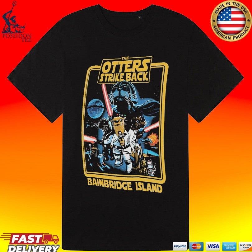 Star Wars The Otters Strike Back Bainbridge Island T-shirt