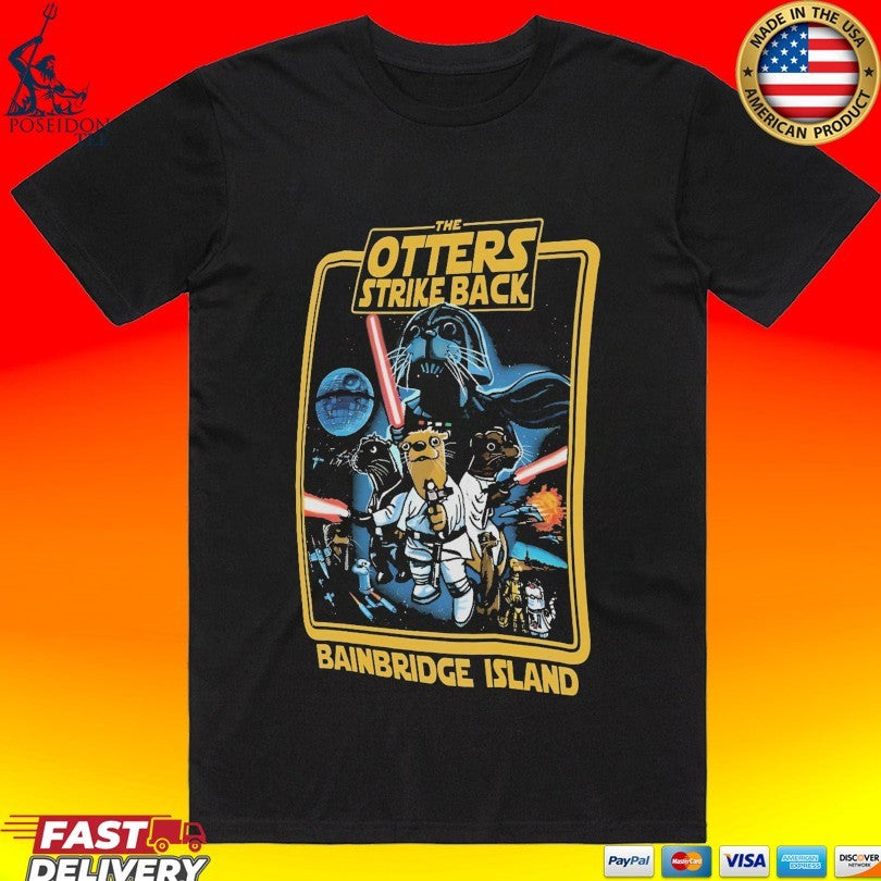 Star Wars The Otters Strike Back Bainbridge Island T-shirt