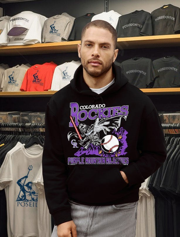 Star Wars X Colorado Rockies Purple Mountain Majesties T-shirt
