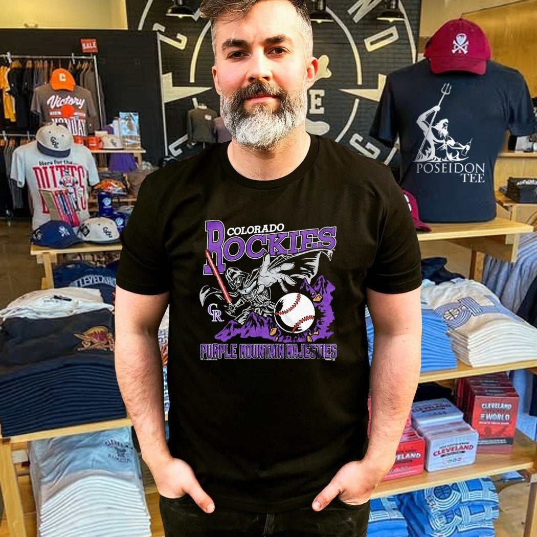 Star Wars X Colorado Rockies Purple Mountain Majesties T-shirt