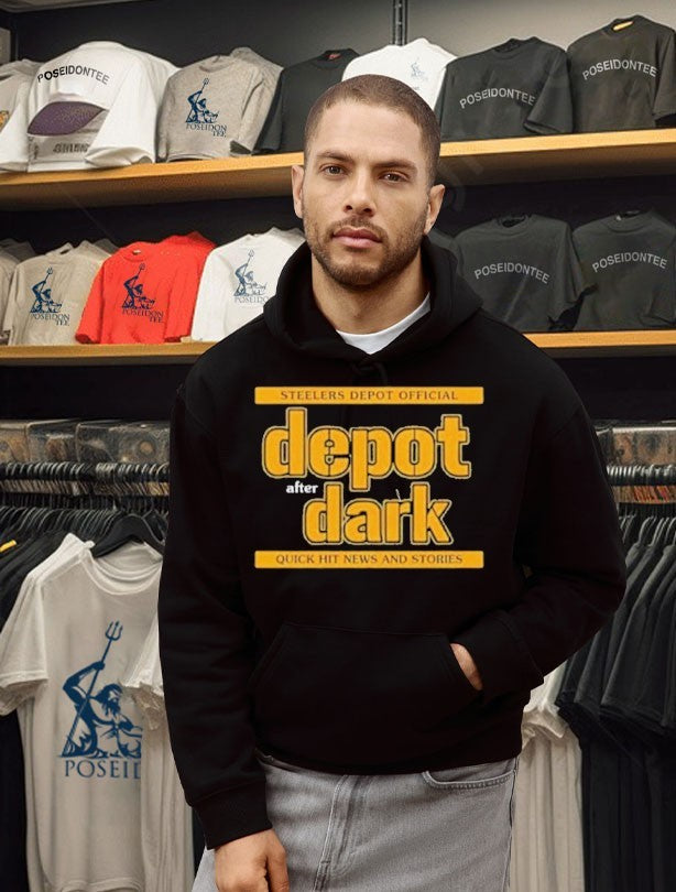 Steelers Depot Official Depot After Dark Quick Hit News And Stories T-shirt