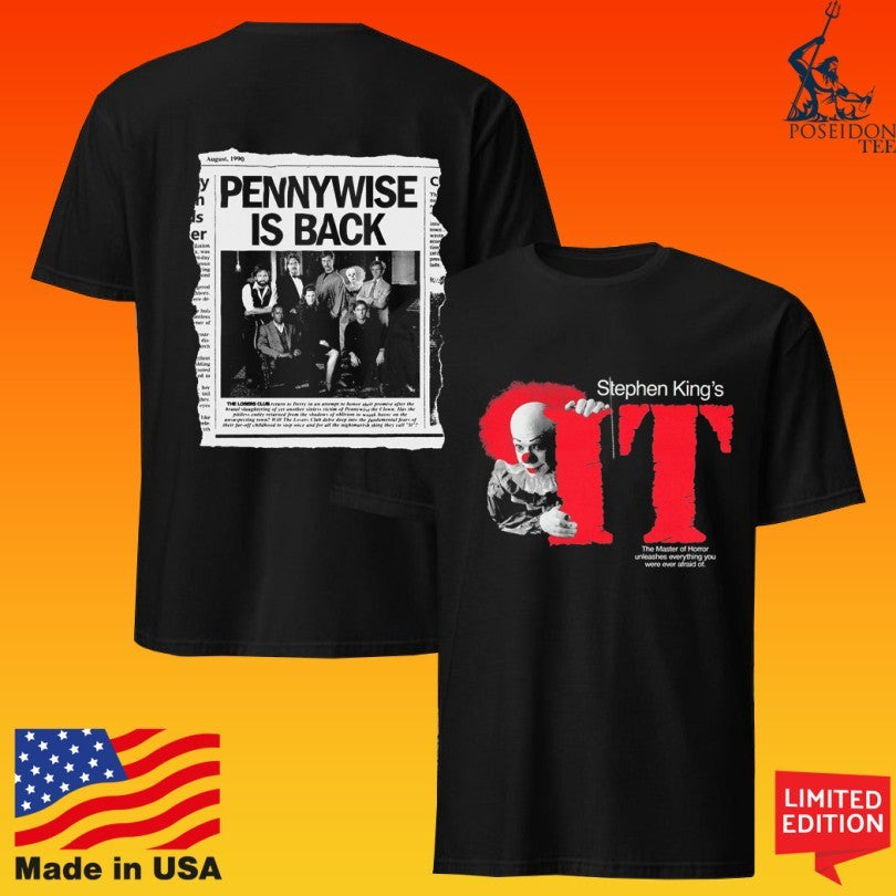 Stephen King’s Pennywise Is Back T-shirt