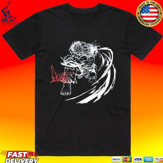 Street Fighter Battle Canvas Series Street Fighter 6 Akuma T-shirt