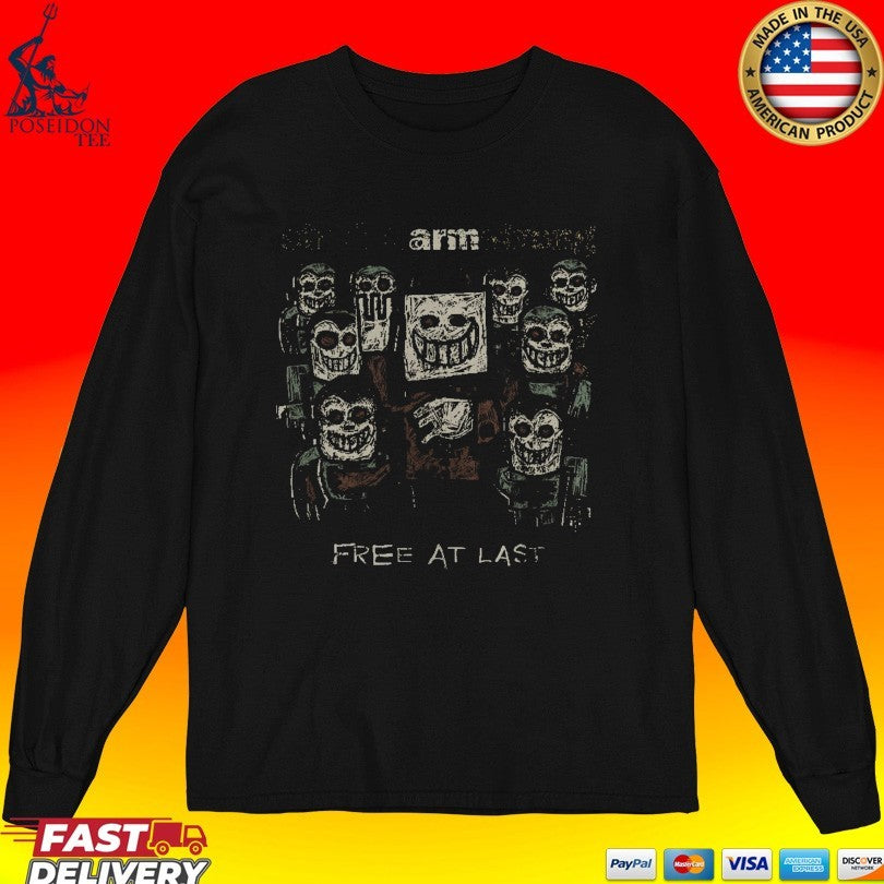 Stretch Arm Strong Free At Last Album Faces T-shirt