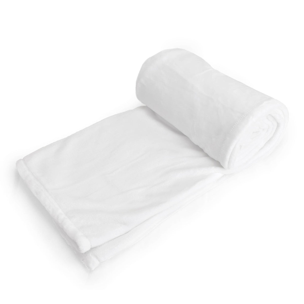 Mink White Sublimation Throw