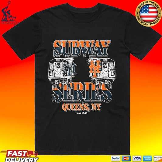 Subway Series New York Yankees Vs New York Mets T-shirt