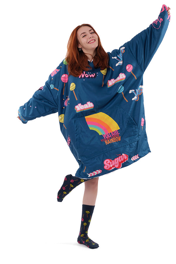 Candy Hoodie Blanket