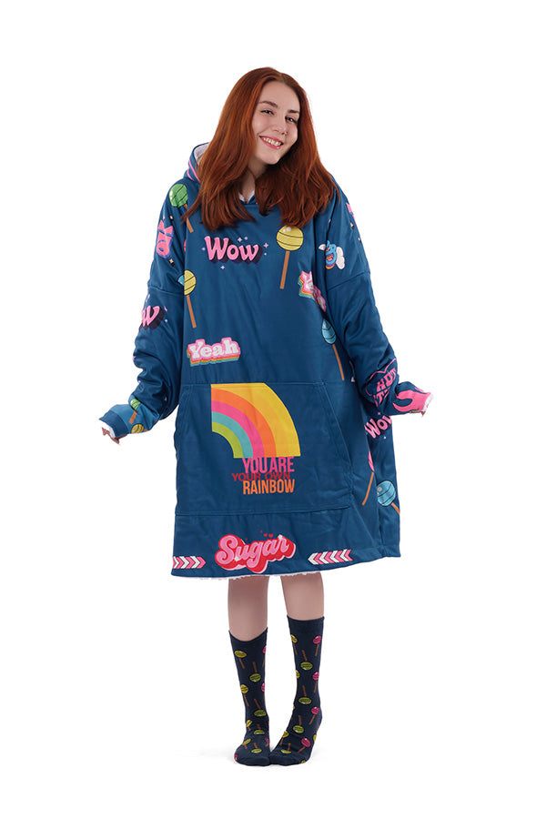 Candy Hoodie Blanket