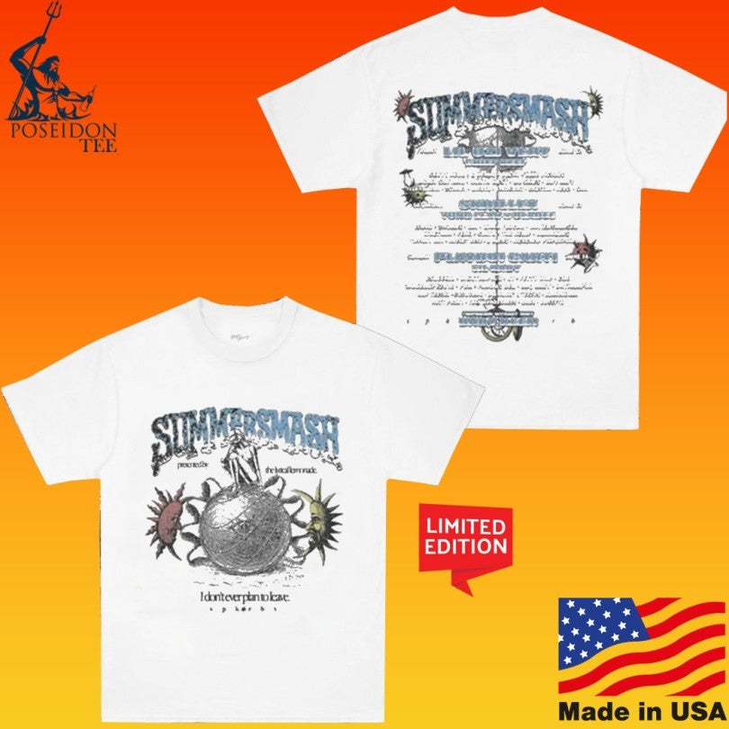 Summer Smash 2026 Festival Lineup Lunar T-shirt