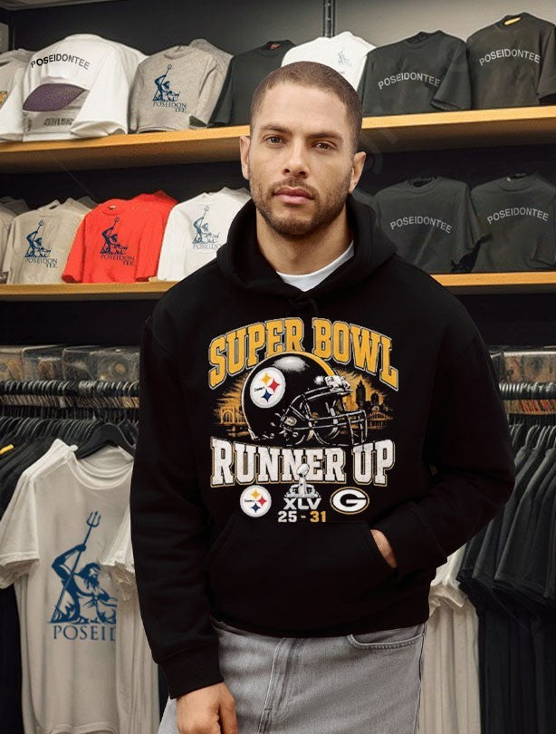 Super Bowl Xlv Runner Up Steelers Vs Packers 25 31 T-shirt