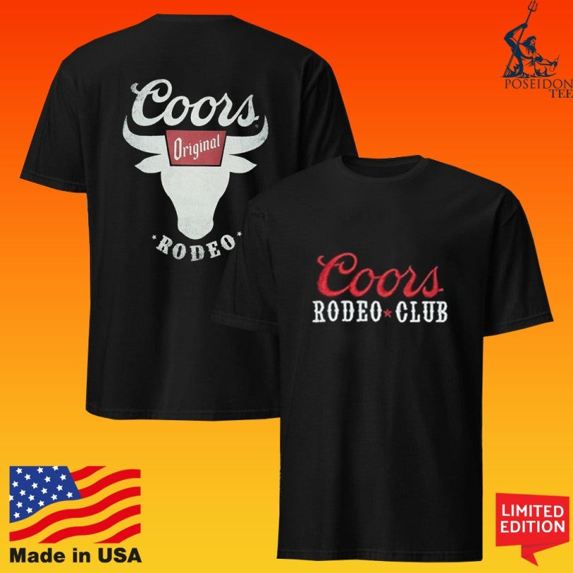 Surdimensionné Imprimé Coors Rodeo Club T-shirt