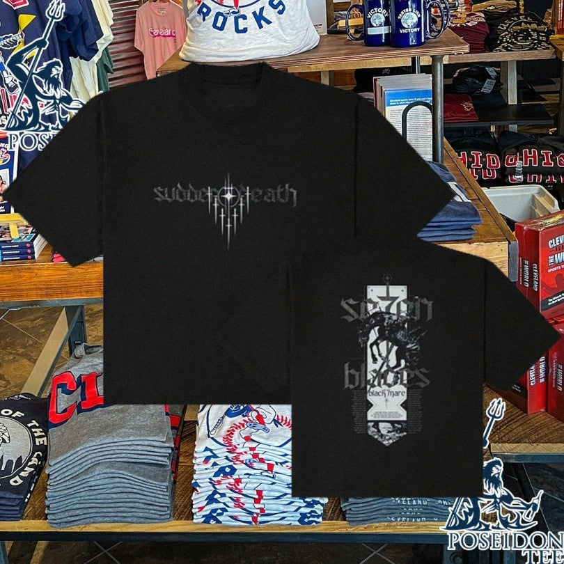 Svdden Death 7 Black Blades Mare T-shirt