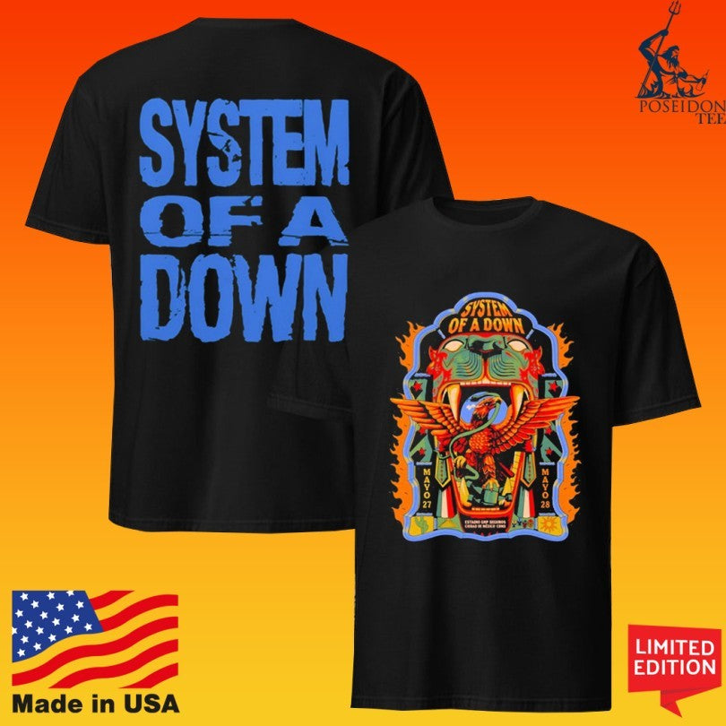 System Of A Down 5 27-5 28 2026 Mexico City T-shirt