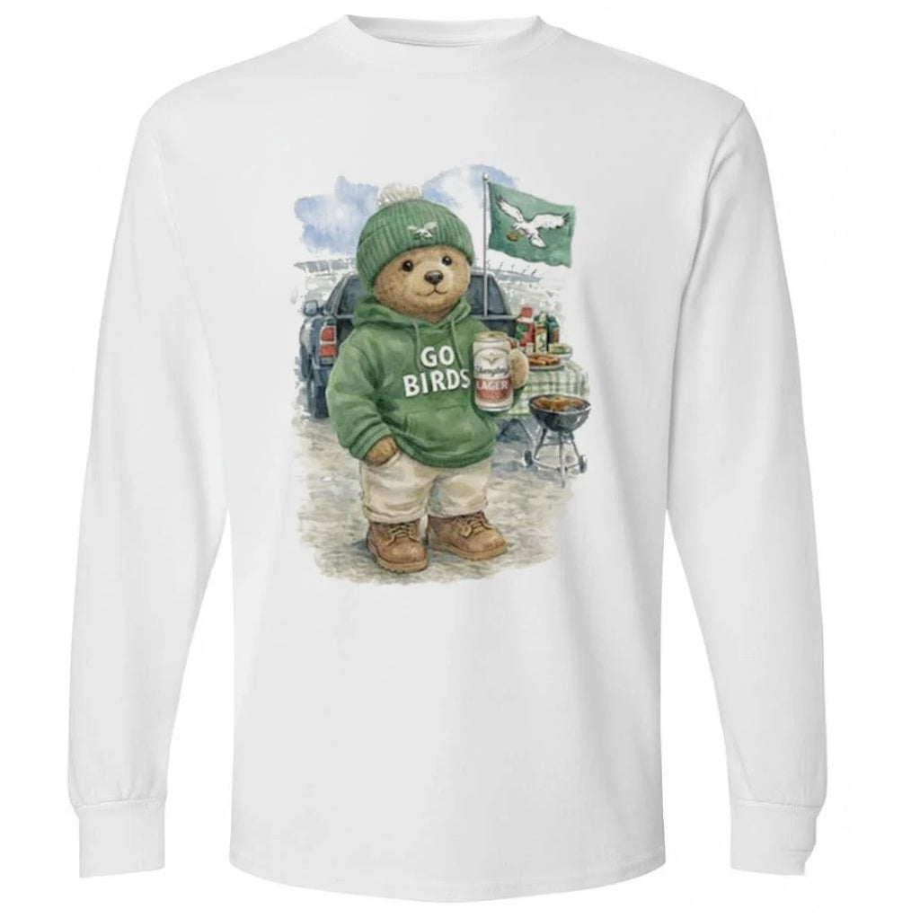 Tailgating Bear Go Birds Eagle Shirt