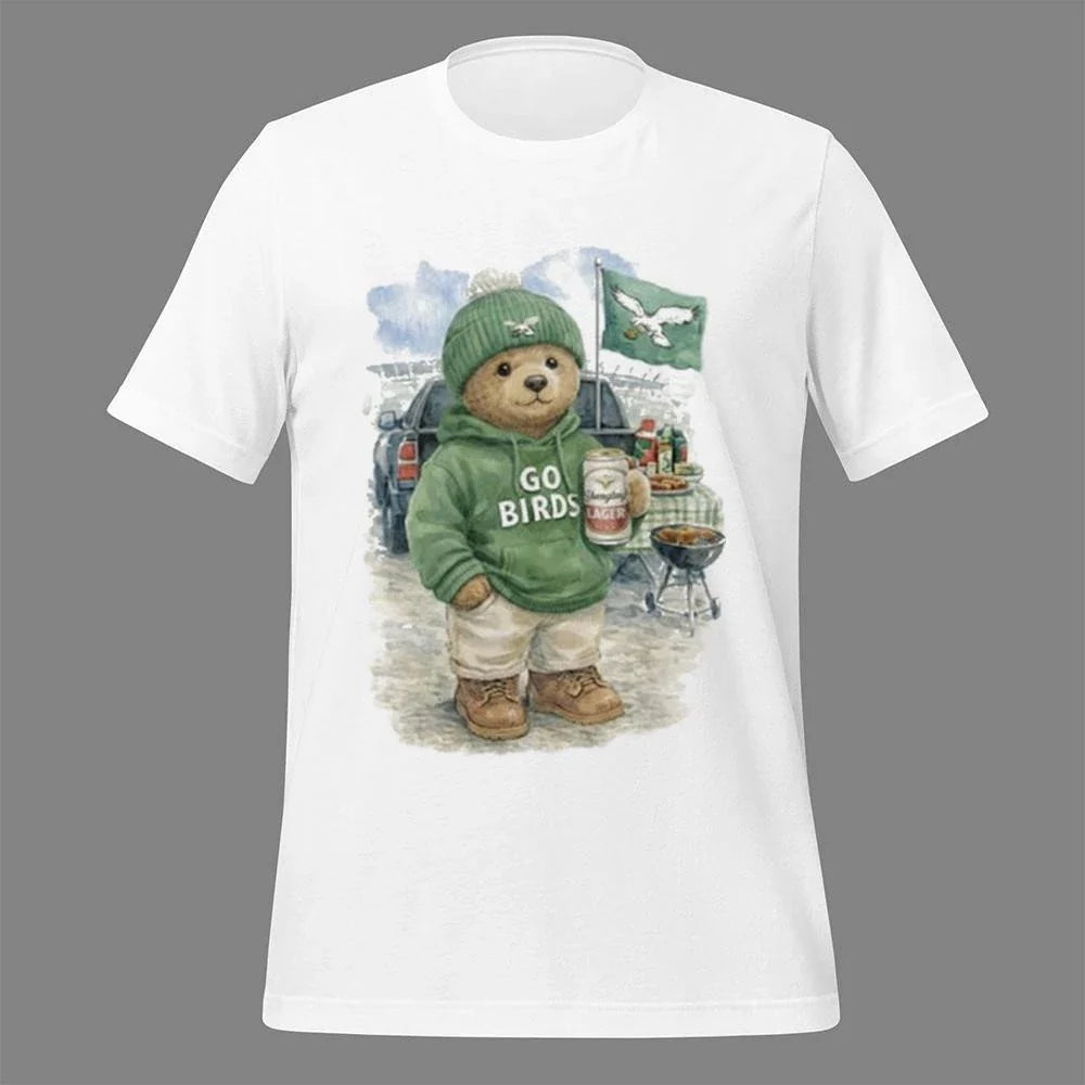 Tailgating Bear Go Birds Eagle Shirt