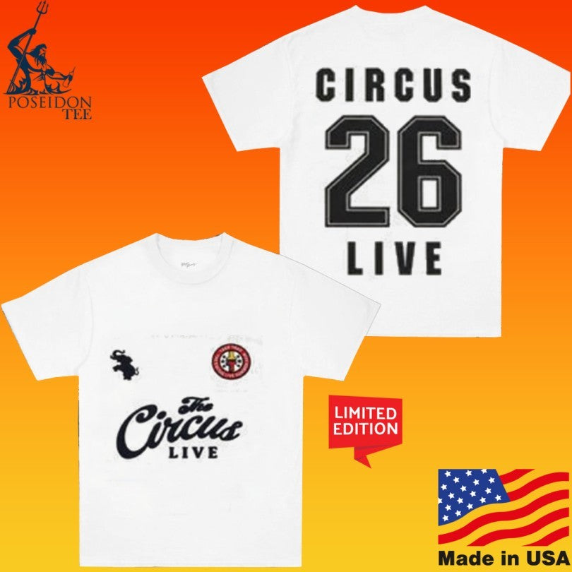 Take That The Circus Live Football T-shirt