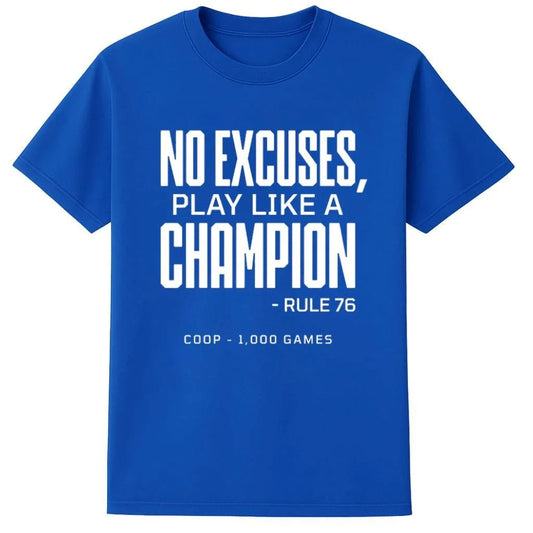 Tampa Bay Lightning 2026 No Excuses Play Like A Champion Shirt