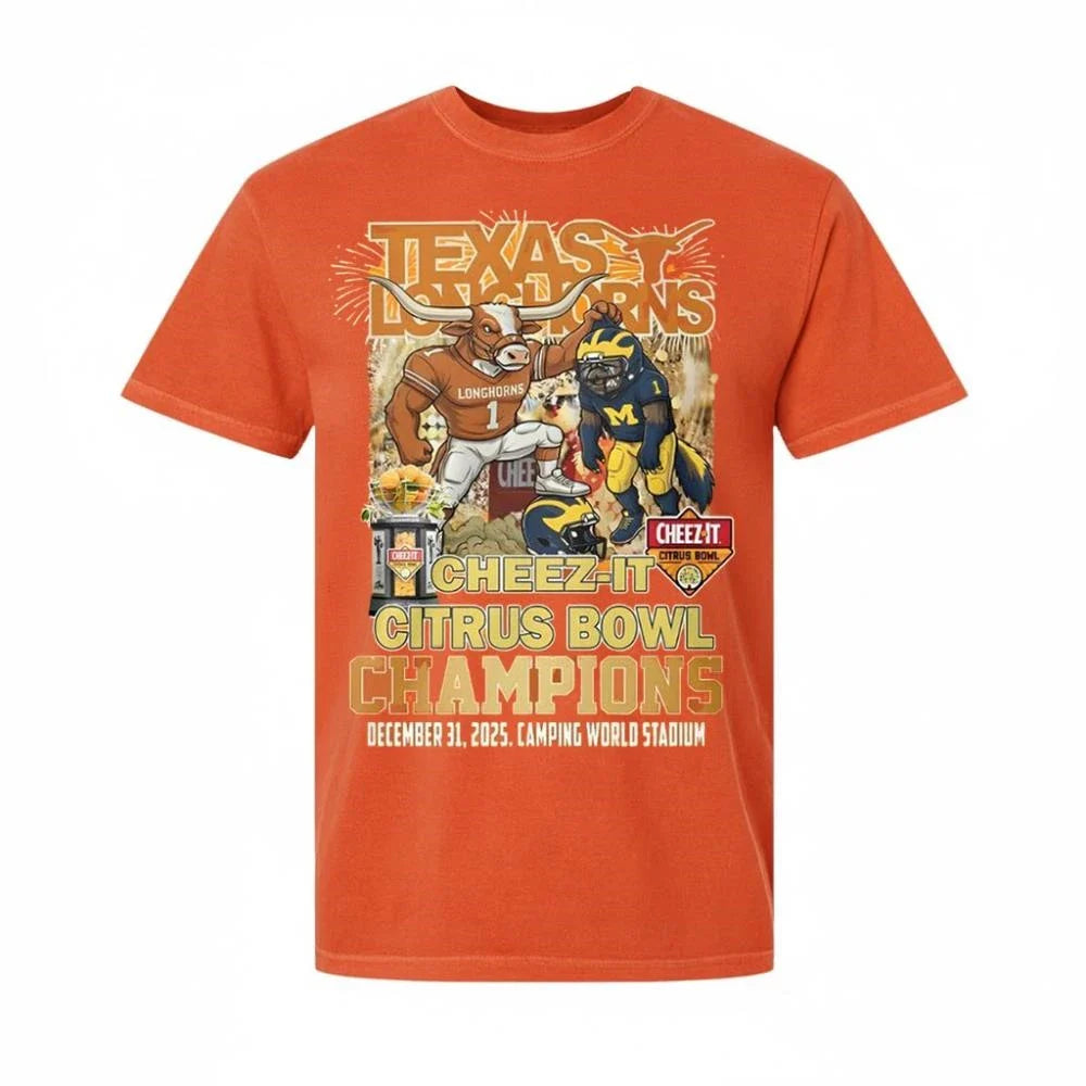 Texas Longhorns Cheez-It Citrus Bowl Champions 2025 Shirt