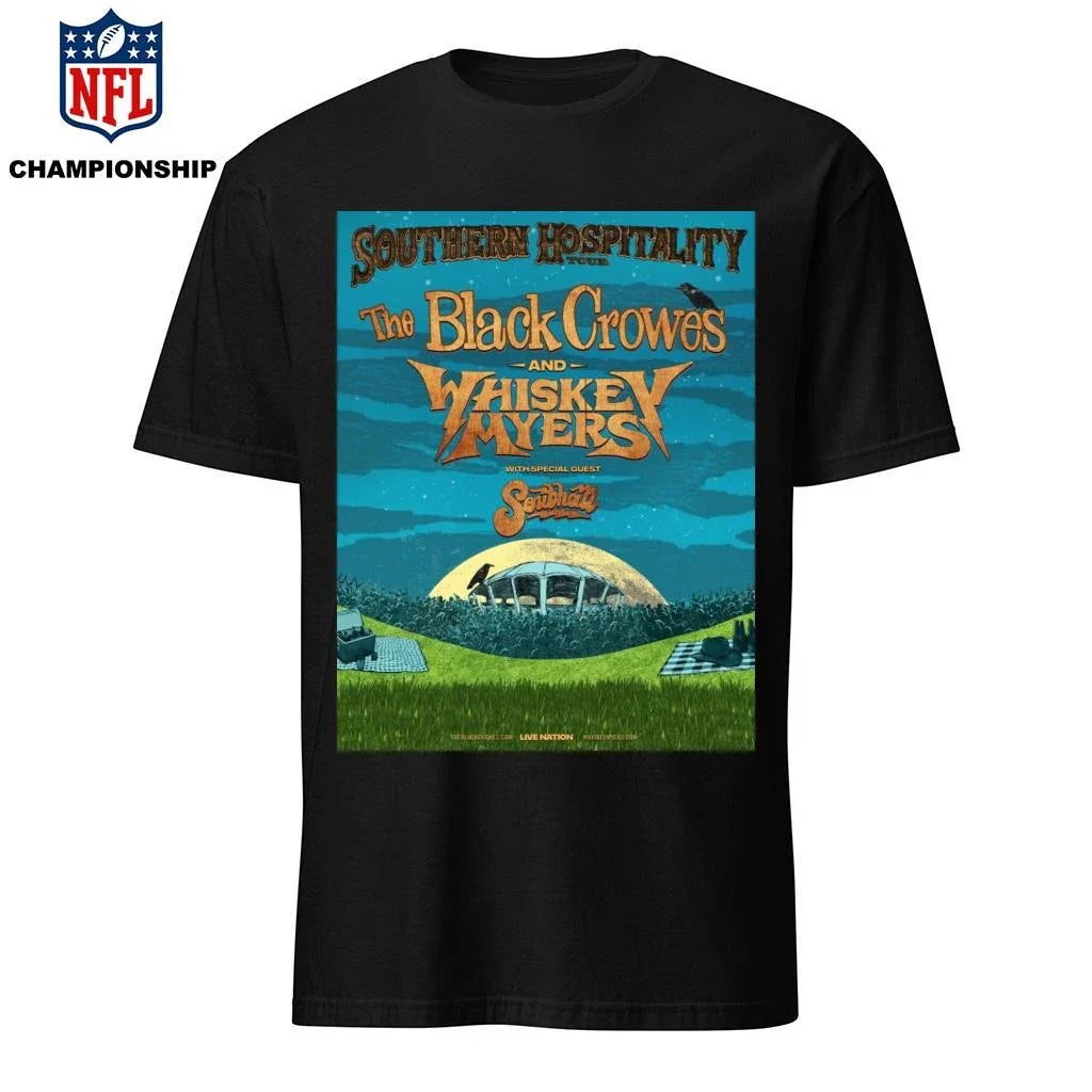 The Black Crowes And Whiskey Myers Southern Hospitality Tour 2026 North America Schedule Dates Shirt