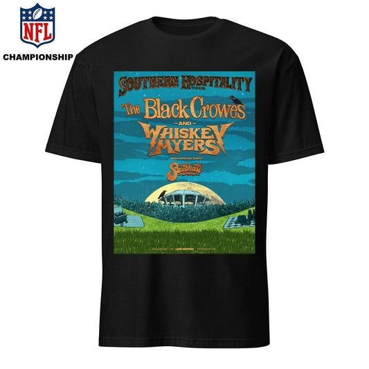 The Black Crowes And Whiskey Myers Southern Hospitality Tour 2026 North America Schedule Dates Shirt