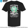 The Boston Celtics 80 Seasons 1946-2026 Abbey Road Champions Thank You For The Memories Signatures T-Shirt