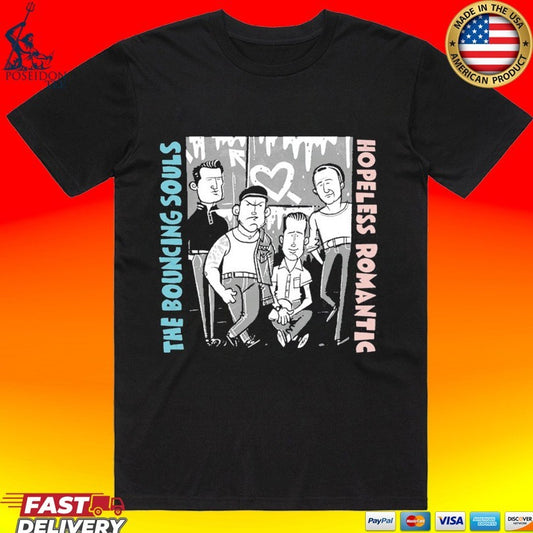 The Bouncing Souls Hopeless Romantic Alternative Cover T-shirt
