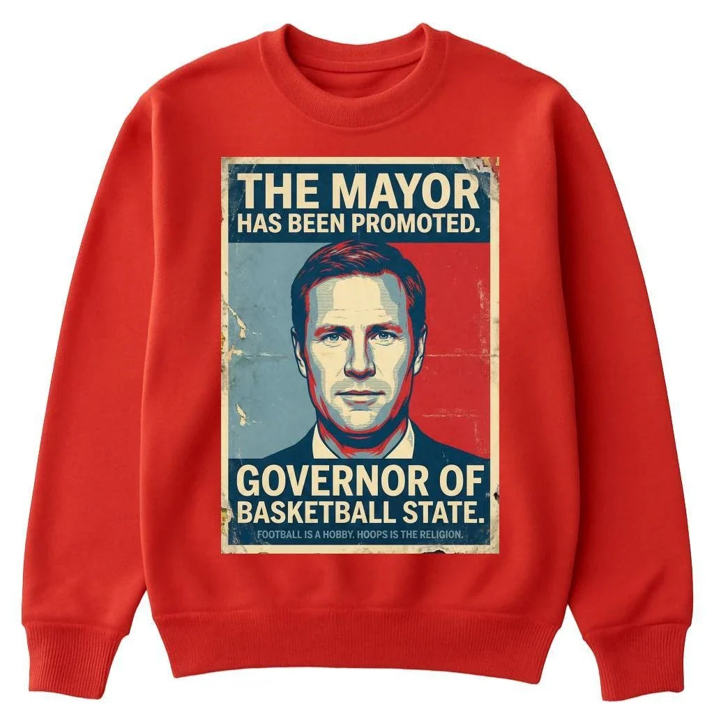 The Mayor Has Been Promoted Governor Of Basketball State Nebraska Cornhuskers Shirt
