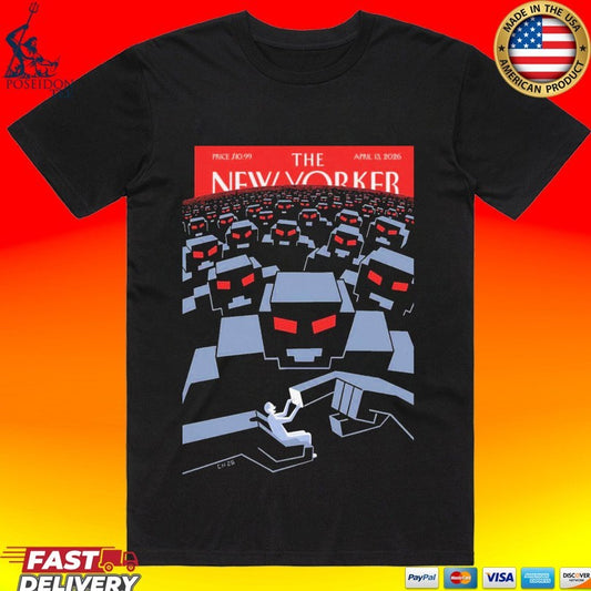 The New Yorker April 13 2026 Christoph Niemann New Horizons T-shirt