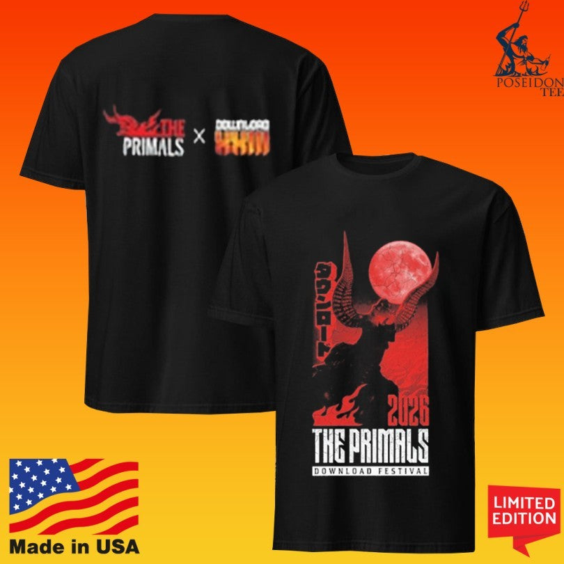 The Primals X Download Festival 2026 T-shirt