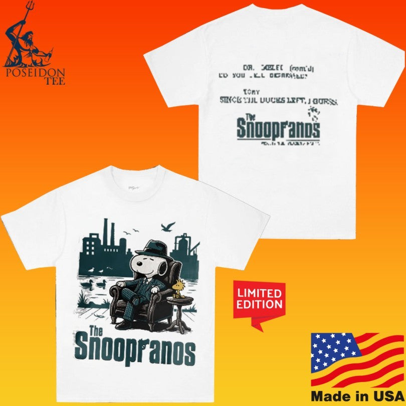 The Sopranos Peanuts Mafia Parody T-shirt