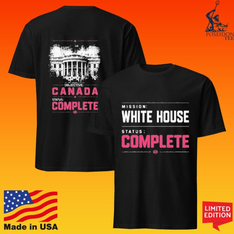 The Suga White House Status Complete Objective Canada Status Complete Snow Washed T-shirt