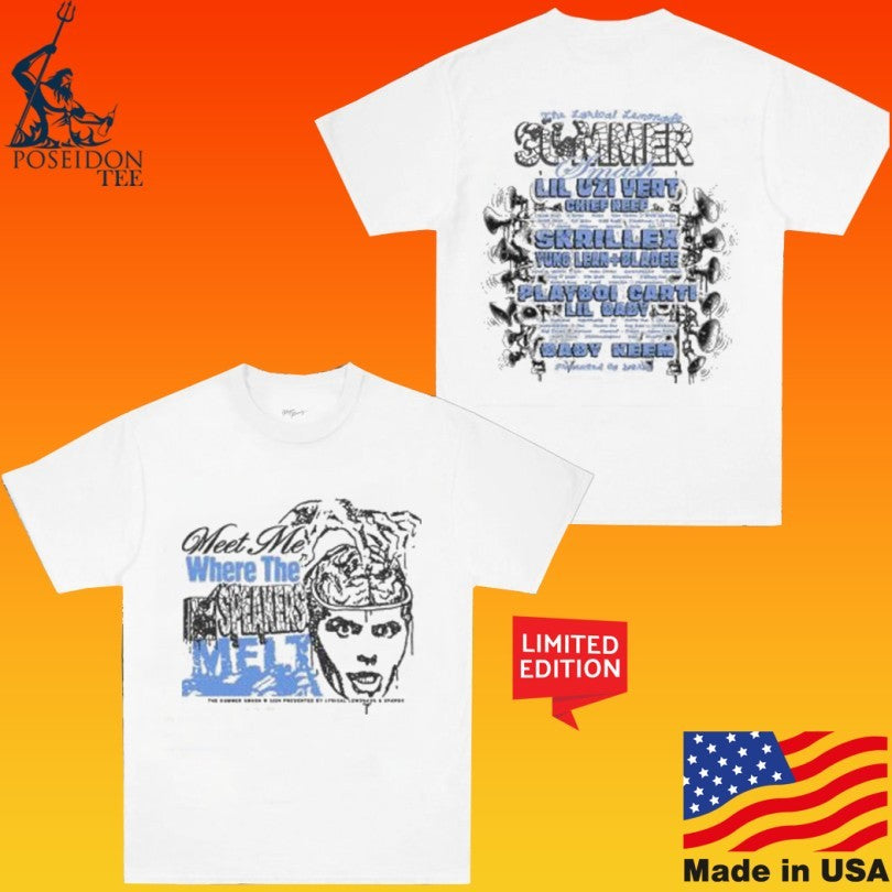 The Summer Smash Speakers Melt T-shirt