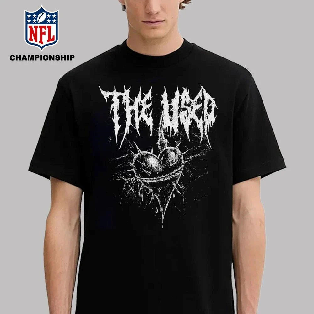 The Used Valentine 2026 Exclusive Spiked Heart Shirt
