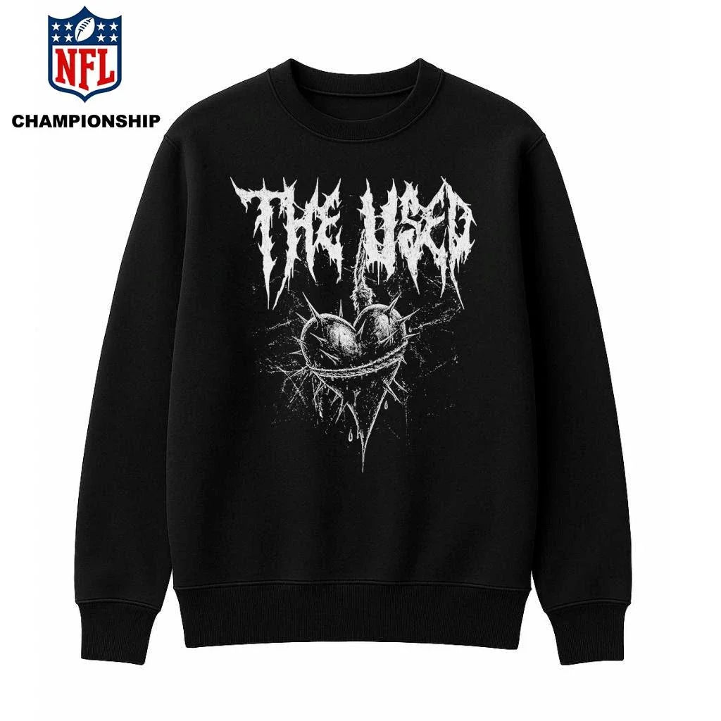 The Used Valentine 2026 Exclusive Spiked Heart Shirt
