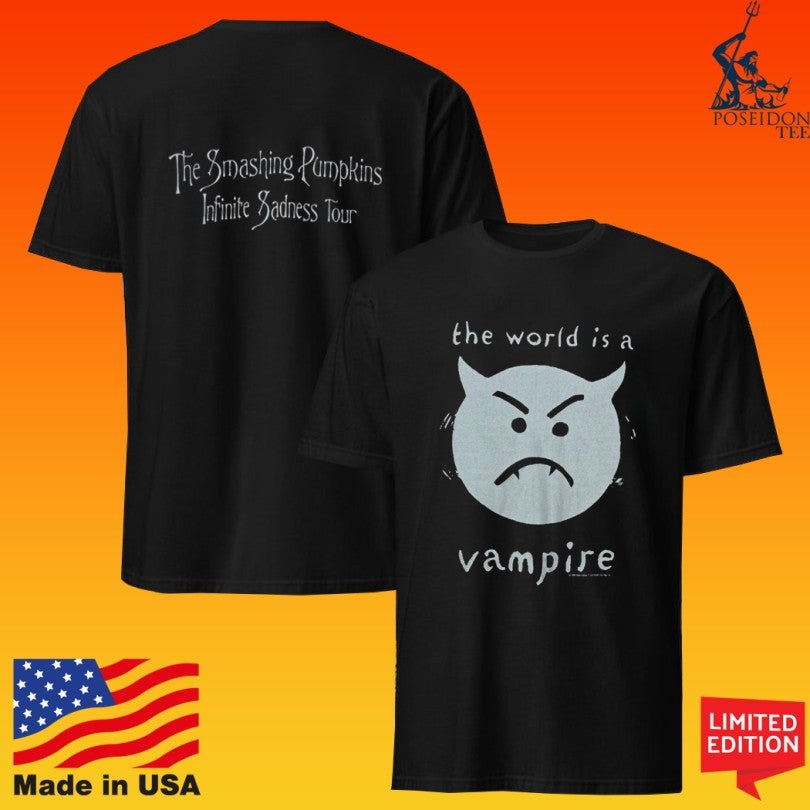 The World Is A Vampire Smashing Pumpkins Infinite Sadness Tour T-shirt