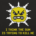 The Sun is Killing Me Angry 8-Bit Sun Character