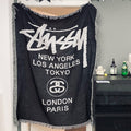 Black throw blankets PB005