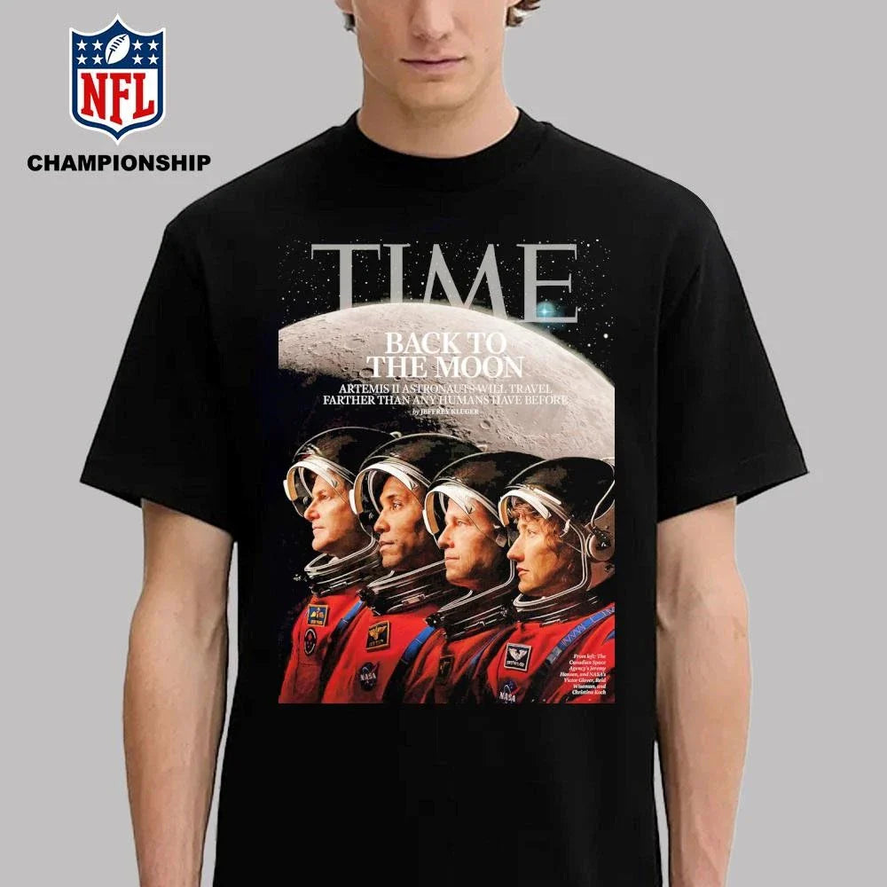 TIME Magazine Cover The Historic Journey Back to the Moon with Artemis II Memorial Poster Shirt