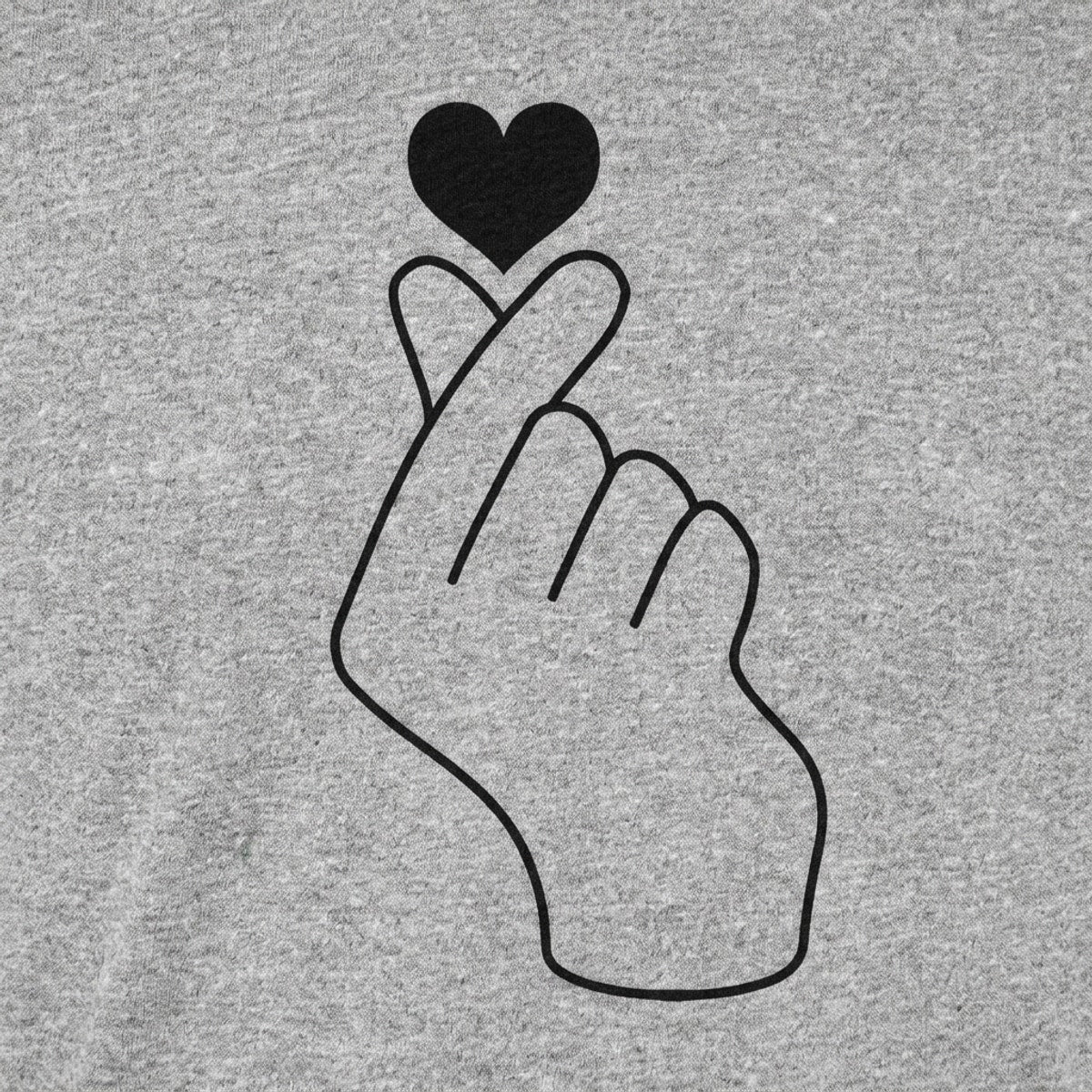 Tiny Heart Fingers Korean Finger Heart Hand Sign