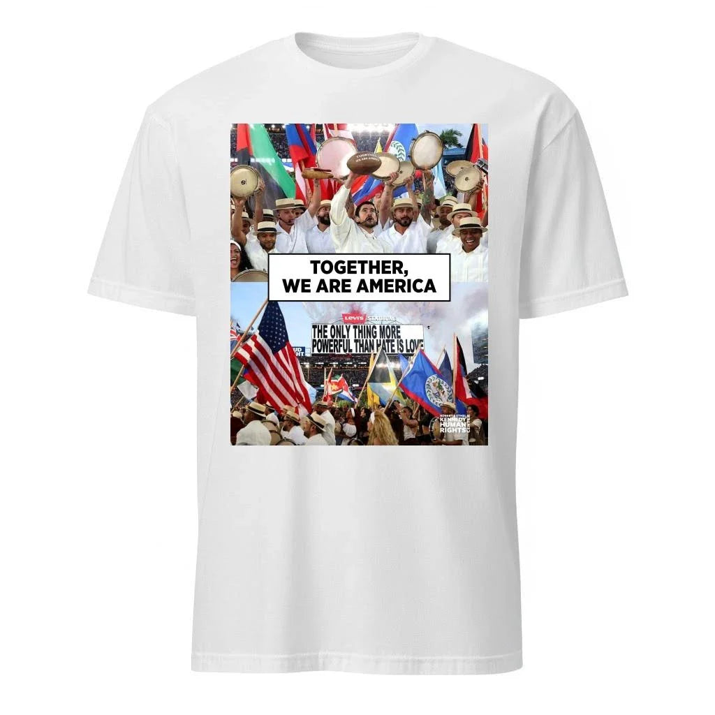 Together We Are America The Only Thing More Powerful Than Hate Is Love Shirt