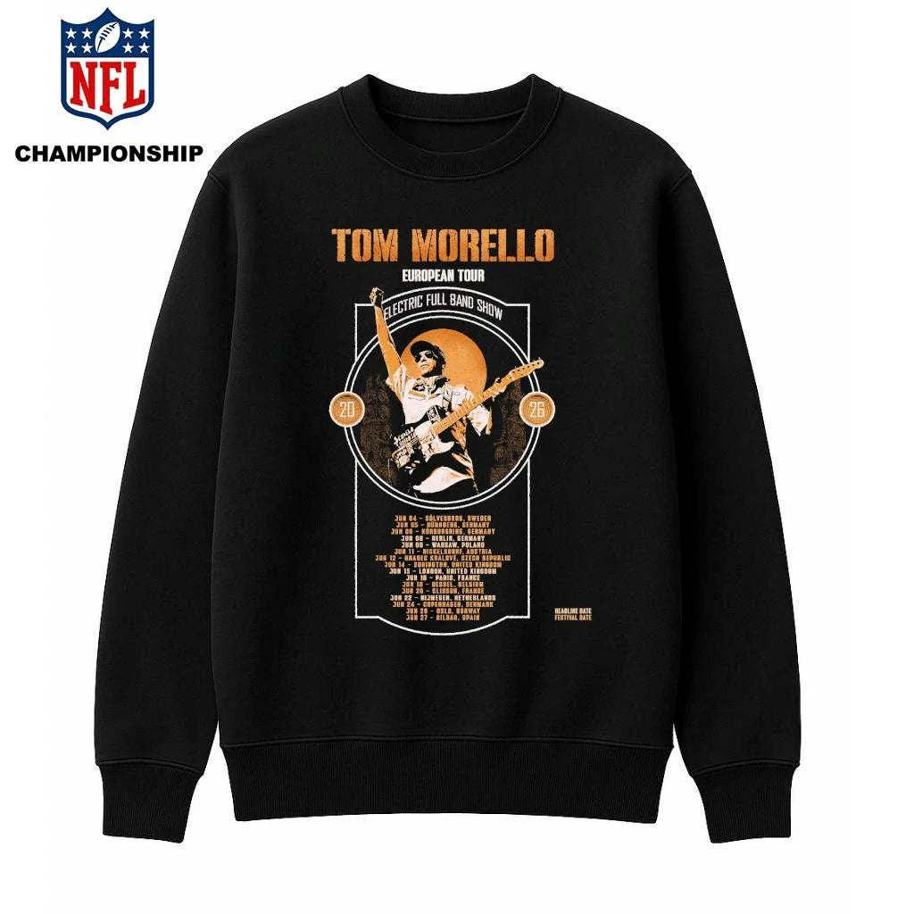 Tom Morello European Tour 2026 Poste Shirt