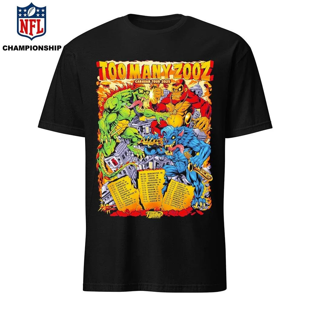 Too Many Zooz Tour Caravan 2025 Poster Shirt