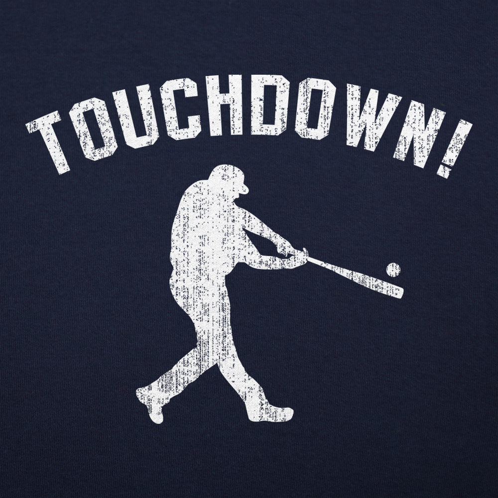 Touchdown Baseball Player Swinging a Bat