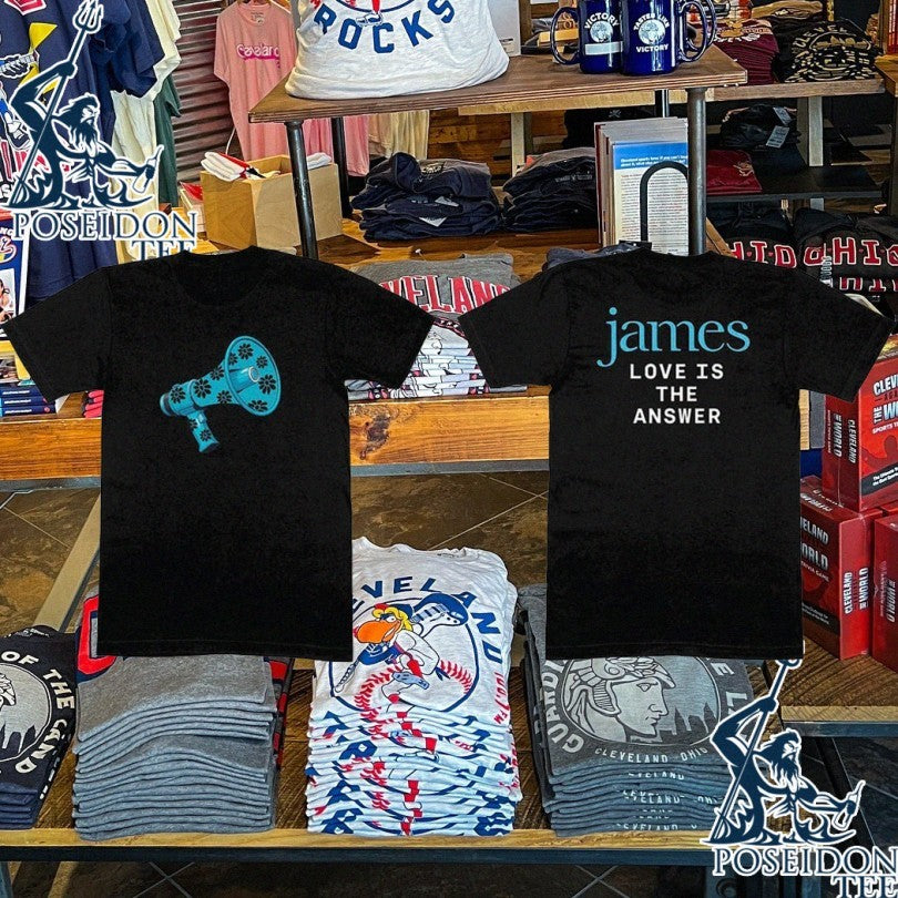 Townsend Music James Love Is The Answer Megaphone T-shirt