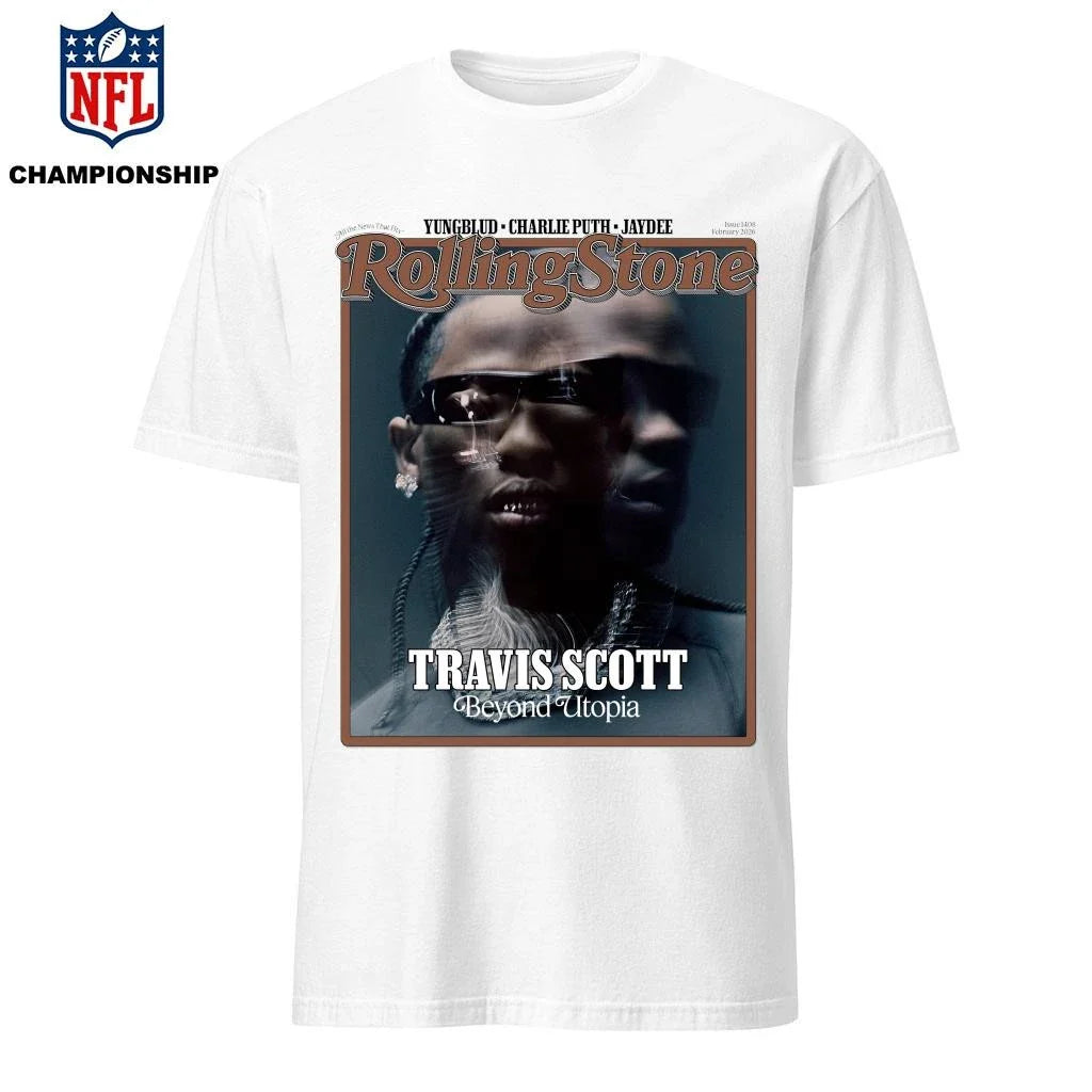 Travis Scott Graces The Cover Of Rolling Stone Magazine Beyond Utopia Issue 1408 February 2026 Shirt